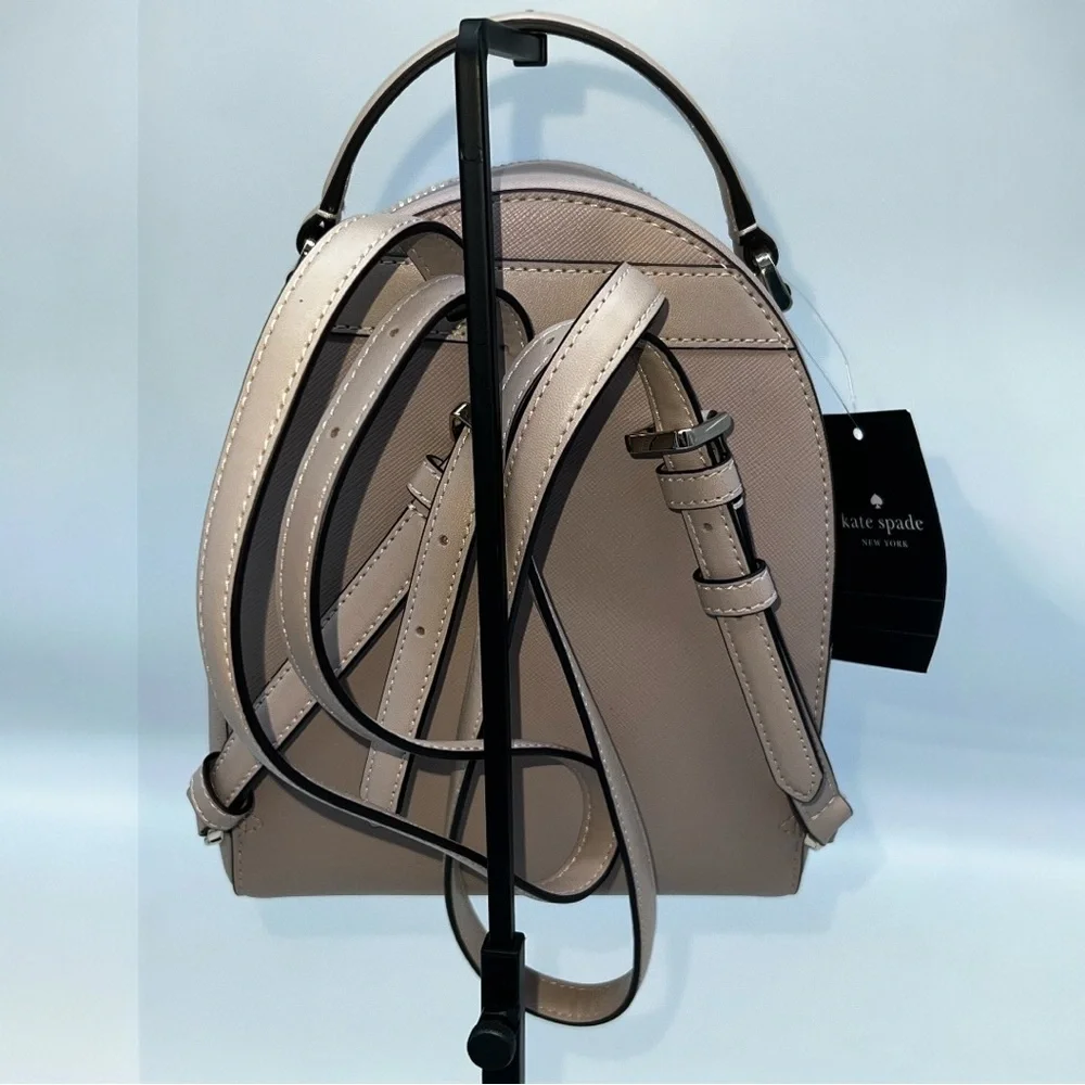 Kate Spade NWT Mini Backpack‎ In Warm Beige Color